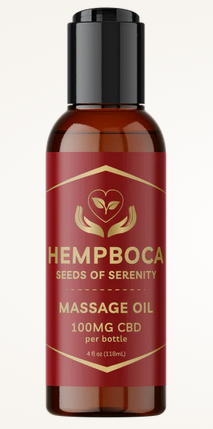 Plant-Based Massage Oil With No THC